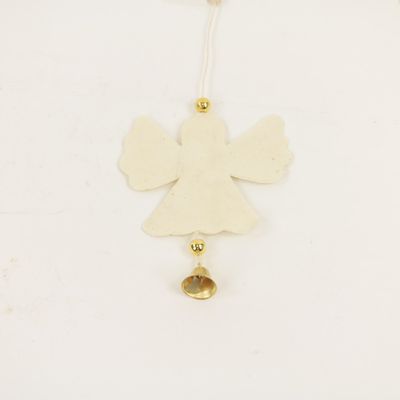 Hanger Ornament Engeltjes Print Goud - set 5 x