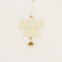 Hanger Ornament Engeltjes Print Goud - set 5 x