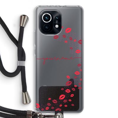 Kusjes: Xiaomi Mi 11 Transparant Hoesje met koord