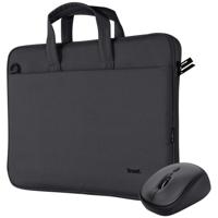 Trust Bologna Laptoptas en muisset Laptop tas Zwart Trust Bologna Laptoptas en muisset Laptop tas Zwart