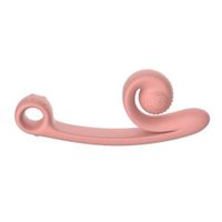Snail Vibe Snail Vibe Curve Duo Vibrator - Peachy Pink - thumbnail