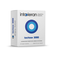 Lactase 3000 - 50 Capsules | Ideaal bij milde Lactose Intolerantie | Bevat Lactase dat helpt bij het verteren van Lactose | Puur & vegan | Intoleran