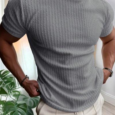 Bon&Bon Homme Casual Heren T-shirt - Zwart - Ronde Hals - Korte Mouwen Grijs-2 / XXL