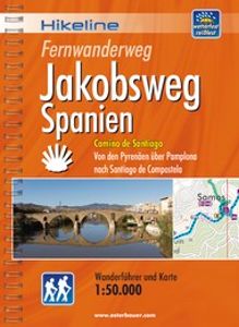 Wandelgids - Pelgrimsroute Hikeline Jakobsweg Spanien | Esterbauer