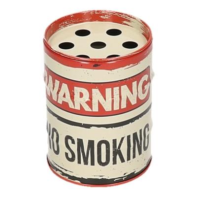 Asbak Olievat - Metaal - 7,5 cm - Afneembare bovenkant Asbak Olievat - Metaal - 7,5 cm - Afneembare bovenkant