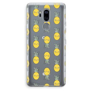 Ananas: LG G7 Thinq Transparant Hoesje