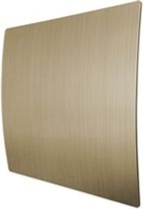 Badkamer/toilet ventilator - trekkoord - Ø125mm - goud