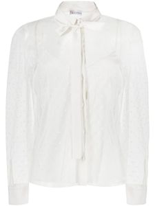 RED Valentino blouse à manches longues - Blanc