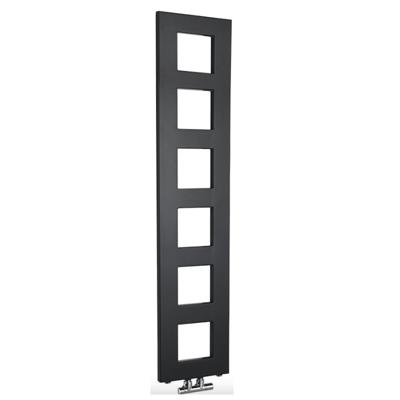 Designradiator Sapho Block 28x133 cm Mat Zwart Sapho