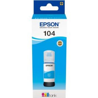Epson 104 EcoTank 65ml Cyaan schrijf- en tekeninkt
