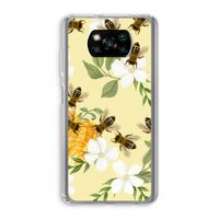 No flowers without bees: Xiaomi Poco X3 NFC Transparant Hoesje