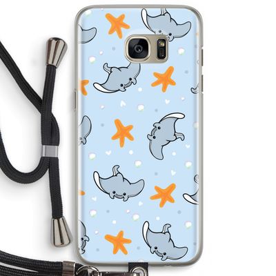 Manta: Samsung Galaxy S7 Edge Transparant Hoesje met koord
