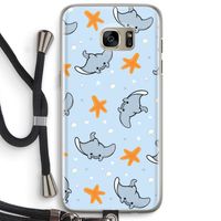 Manta: Samsung Galaxy S7 Edge Transparant Hoesje met koord