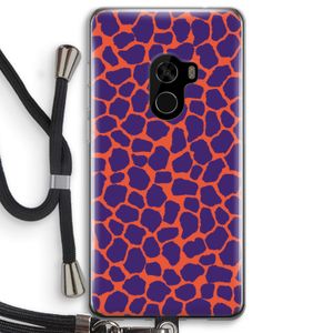 Purple Giraffe: Xiaomi Mi Mix 2 Transparant Hoesje met koord
