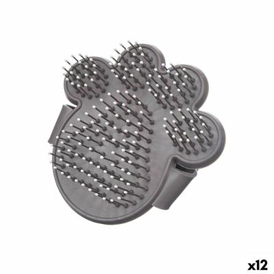Hondenkam Mascow 336 Grijs 10,5 x 10 x 3 cm (12 Stuks)