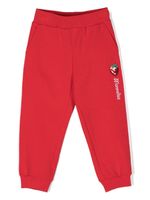 Monnalisa pantalon de jogging à logo brodé - Rouge - thumbnail