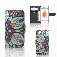 Apple iPhone 5 | 5s | SE Hoesje Purple Flower - thumbnail