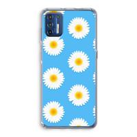 Margrietjes: Motorola Moto G9 Plus Transparant Hoesje