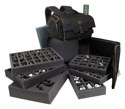 Enhance Miniature Painting Storage Backpack Black