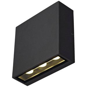 SLV BIG QUAD UP/DOWN 1005126 Wandlamp LED vast ingebouwd 8.2 W LED Antraciet