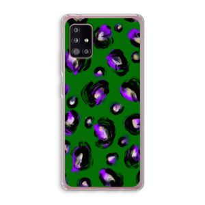 Green Cheetah: Samsung Galaxy A51 5G Transparant Hoesje