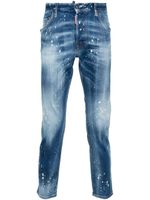 DSQUARED2 jean Super Twinky à coupe skinny - Bleu - thumbnail