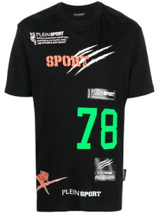 Plein Sport t-shirt Multilogo à encolure ronde - Noir