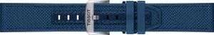 Horlogeband Tissot T1214204705106C / T604047744 Leder/Textiel Blauw 23mm