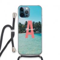 Pacific Dream: iPhone 13 Pro Max Transparant Hoesje met koord