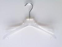 Hanger transp gebogen 44cm 130 stuks
