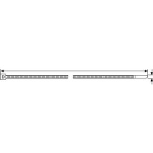 UB270C-B  (6000 Stück) - Cable tie 4,6x270mm black UB270C-B