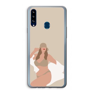 One of a kind: Samsung Galaxy A20s Transparant Hoesje