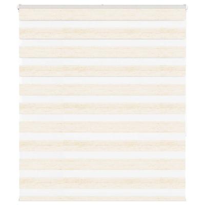 VidaXL Zebra rolgordijn 130x150 cm stofbreedte 125,9 cm marmerbeige