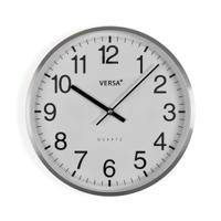 Muurklok Versa Wit Metaal