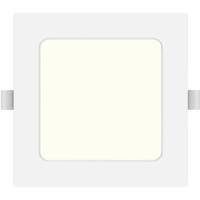 LED Downlight Pro Vierkant 6W - Natuurlijk Wit 4000K - Inbouw - Mat Wit Kunststof