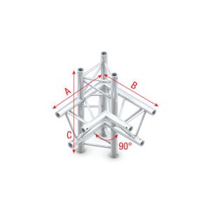 Milos Milos Pro-30 Triangle F Truss - Corner up/down, right - 71 cm