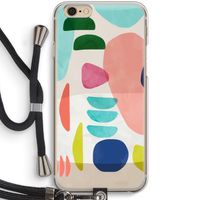 Bold Rounded Shapes: iPhone 6 / 6S Transparant Hoesje met koord