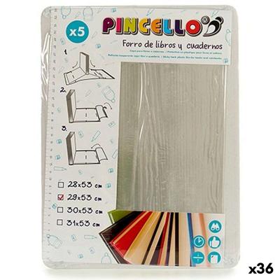 Zelfklevende boekomslag Pincello Doorschijnend Plastic 29 x 0,4 x 53 cm (36 Stuks)