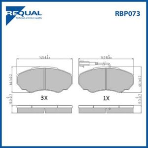 Requal Remblokset RBP073