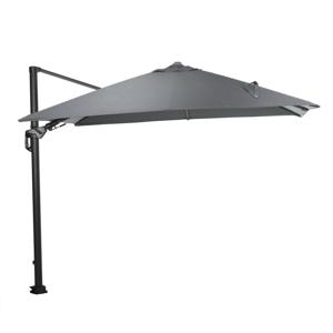 Garden Impressions Hawaii zweefparasol Lumen LED 300x300 cm - donker grijs