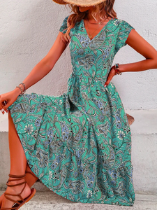 Vacation Paisley Printed Dress