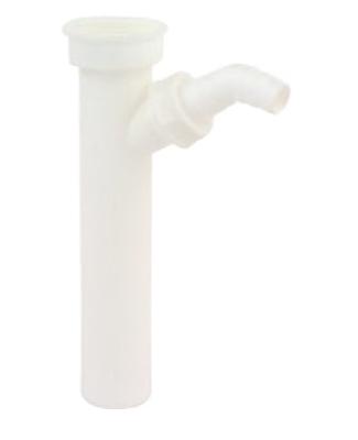 Kirchhoff Kunststof dompelbuis, wit, 1 1/2" IG x 250 mm, voor DN40 mm sifon, met 3/4" apparaataansluiting - 98837348