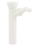 Kirchhoff Kunststof dompelbuis, wit, 1 1/2" IG x 250 mm, voor DN40 mm sifon, met 3/4" apparaataansluiting - 98837348