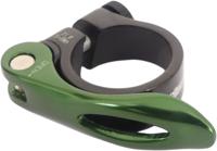 Ergotec Zadelpenklem scq-0100 ø31,8 mm aluminium met snelspanner - zwart/groen