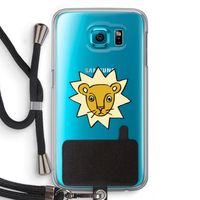 Kleine leeuw: Samsung Galaxy S6 Transparant Hoesje met koord