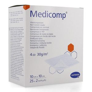 Medicomp Kp Ster 4l 10x10cm 30g 25x2