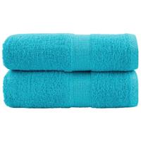 VidaXL Gastendoekjes solund 2 st 600 g/m² 30x50 cm turquoise