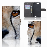 Huawei Ascend G7 Telefoonhoesje met Pasjes Cheetah - thumbnail