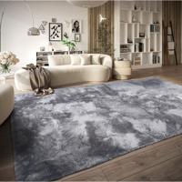 Vloerkleed Calida Grijs 160x230 Cm Hoogpolig Elle Decoration - Dekbed-Discounter.nl