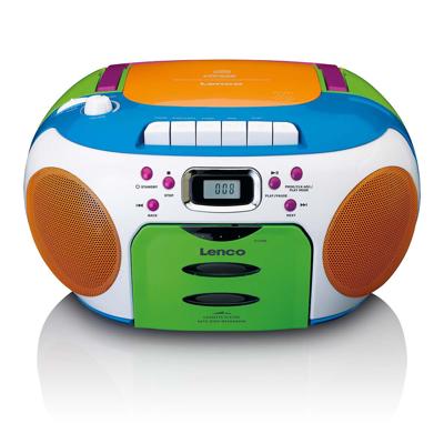 LENCO SCD-971 - Draagbare FM radio CD/Cassette speler - Kids LENCO SCD-971 - Draagbare FM radio CD/Cassette speler - Kids